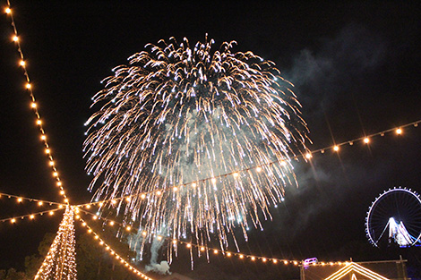 24:00~Happy New Year!「打ち上げ」花火