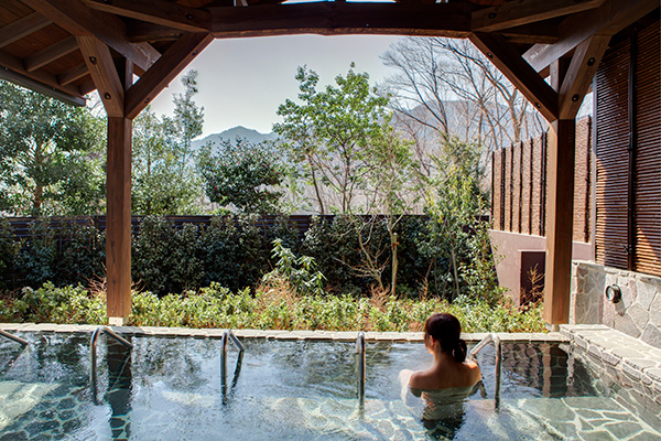 高濃度炭酸泉 展望風呂